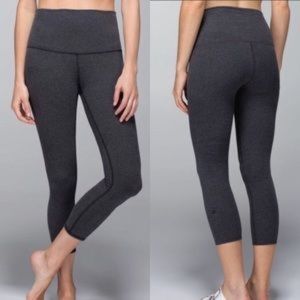 Lululemon Wunder Under Crop Cotton leggings